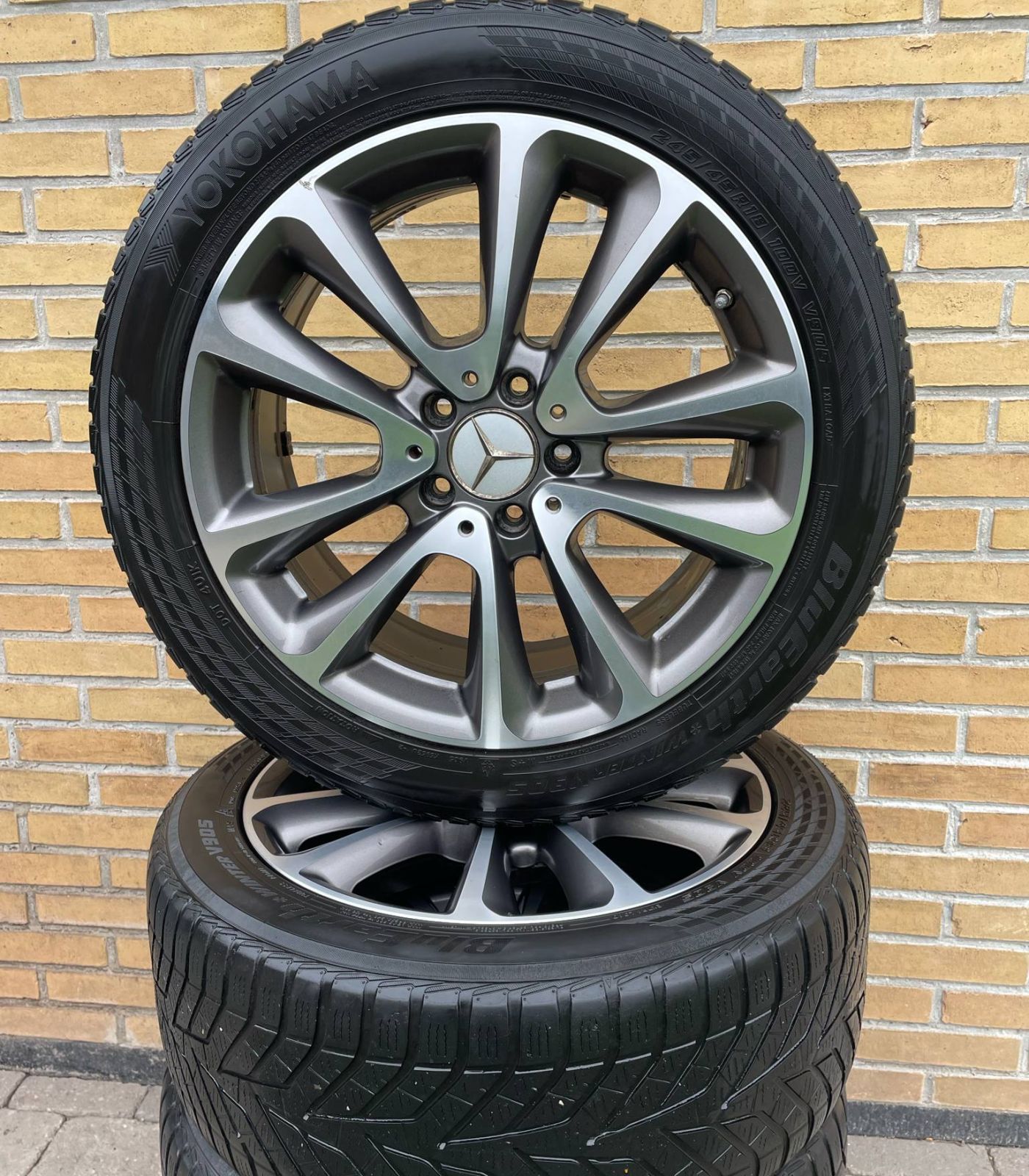18” originale Mercedes E-Klasse vinterhjul – ref 105