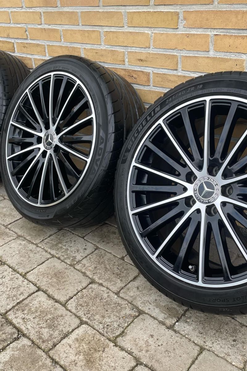 18” originale Mercedes C-Klasse sommerhjul – ref 73