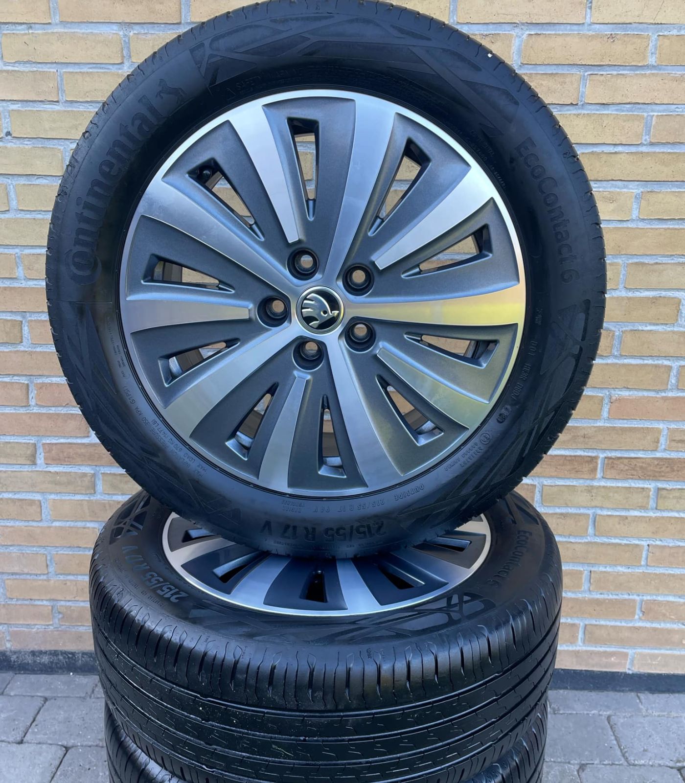 17” originale Skoda Superb sommerhjul – ref 77