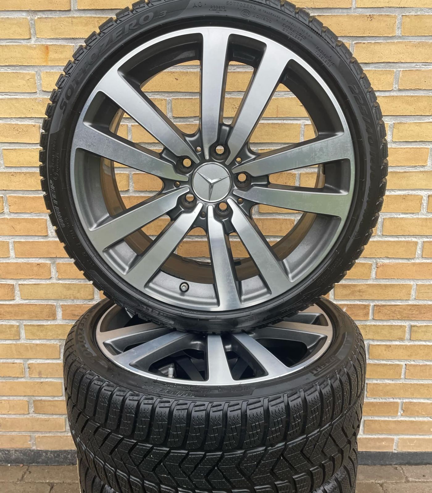 18” originale Mercedes C-Klasse vinterhjul – ref 7