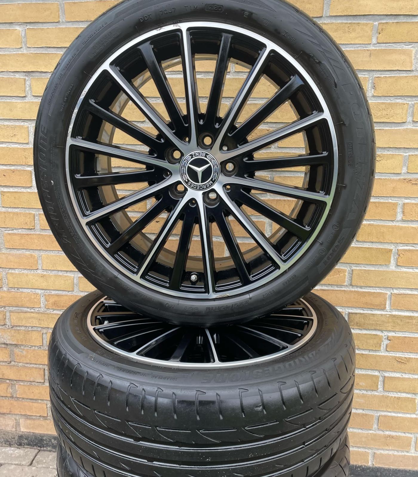 18” originale Mercedes C-Klasse sommerhjul – ref 73