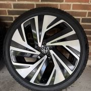 21” VW ID4/ID5 – ORIGINALE ALUFÆLGE MED SOMMERDÆK – REF E66