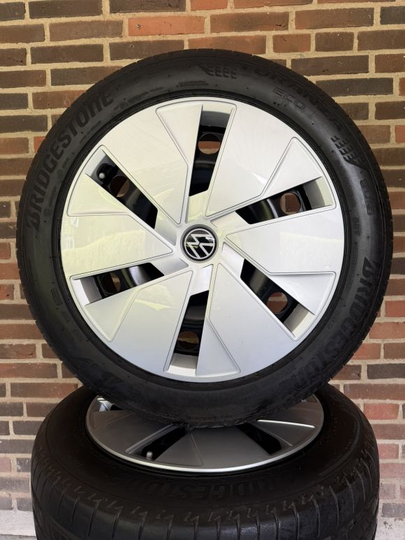 18” VW ID3 / CUPRA BORN – ORIGINALE STÅLFÆLGE MED SOMMERDÆK – REF E91