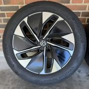 19” VW ID4 / ID5 – ORIGINALE ALUFÆLGE MED SOMMERDÆK – REF E28