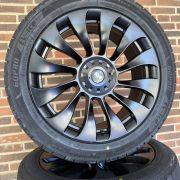19″ TESLA Y + JUNIPER – NYE KOMPLETTE VINTERHJUL – REF V28
