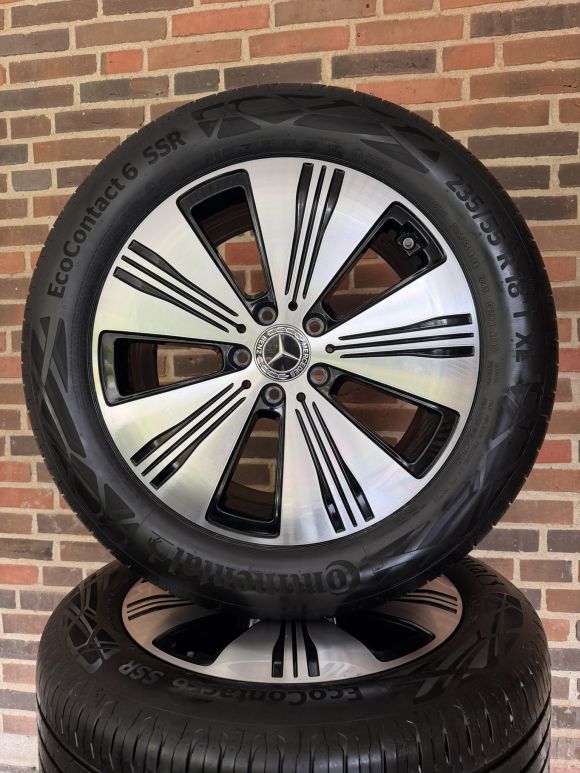 18” MERCEDES EQA / EQB – ORIGINALE ALUFÆLGE MED SOMMERDÆK – REF E61