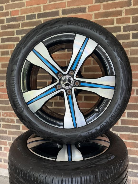 19” MERCEDES EQA / EQB – ORIGINALE ALUFÆLGE MED SOMMERDÆK – REF E49