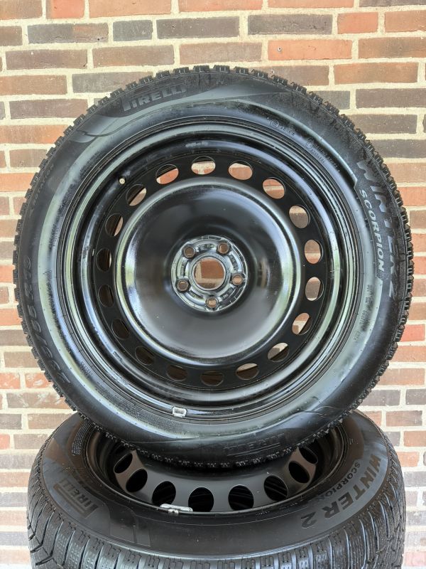 19” VW ID4/ID5 - ORIGINALE STÅLFÆLGE MED VINTERDÆK - REF P85