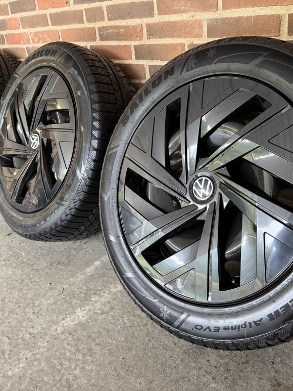 19” VW ID4/ID5 / SKODA ELROQ/ENYAQ 60 – ORIGINALE STÅLFÆLGE MED VINTERDÆK – REF P155