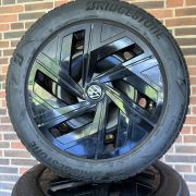 19” VW ID4/ID5 – ORIGINALE STÅLFÆLGE MED VINTERDÆK – REF P165