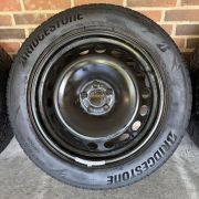 19” VW ID4/ID5 – ORIGINALE STÅLFÆLGE MED VINTERDÆK – REF P166