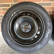 19” VW ID4/ID5 – ORIGINALE STÅLFÆLGE MED VINTERDÆK – REF P166