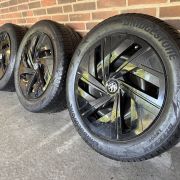19” VW ID4/ID5 – ORIGINALE STÅLFÆLGE MED VINTERDÆK – REF P164