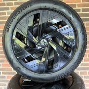 19” VW ID4/ID5 – ORIGINALE STÅLFÆLGE MED VINTERDÆK – REF P163