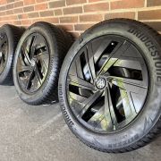 19” VW ID4/ID5 – ORIGINALE STÅLFÆLGE MED VINTERDÆK – REF P157