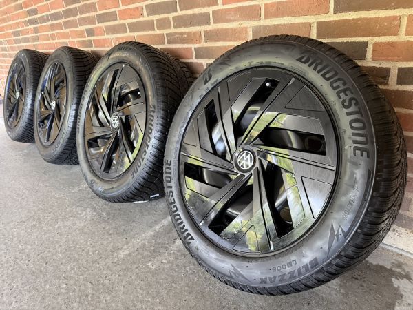 19” VW ID4/ID5 – ORIGINALE STÅLFÆLGE MED VINTERDÆK – REF P157