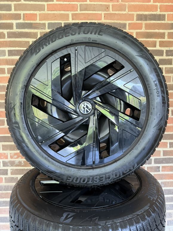 19” VW ID4/ID5 – ORIGINALE STÅLFÆLGE MED VINTERDÆK – REF P157