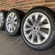 19” SKODA ENYAQ / ELROQ – ORIGINALE ALUFÆLGE MED VINTERDÆK – REF P160