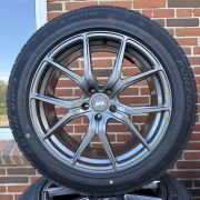 19” VW ID4 / ID5 / SKODA ENYAQ / ELROQ / FORD EXPLORER / AUDI Q4 / CUPRA TAVASCAN – NYE KOMPLETTE VINTERHJUL – REF V128