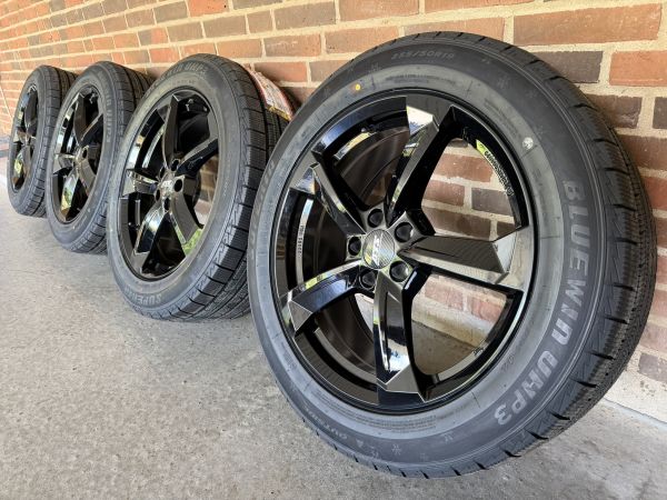 19” VW ID4 / ID5 / SKODA ENYAQ / ELROQ / FORD EXPLORER / AUDI Q4 / CUPRA TAVASCAN – NYE KOMPLETTE VINTERHJUL – REF V127