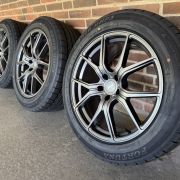 19” VW ID4 / ID5 / SKODA ENYAQ / ELROQ / FORD EXPLORER / AUDI Q4 / CUPRA TAVASCAN – NYE KOMPLETTE VINTERHJUL – REF V128