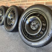 19” VW ID4/ID5 – ORIGINALE STÅLFÆLGE MED VINTERDÆK – REF P175