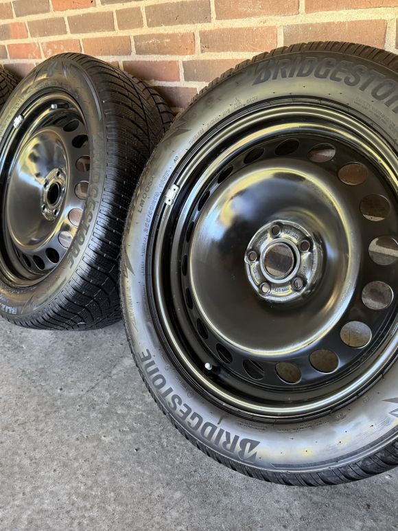 19” VW ID4/ID5 – ORIGINALE STÅLFÆLGE MED VINTERDÆK – REF P175