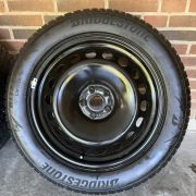 19” VW ID4/ID5 – ORIGINALE STÅLFÆLGE MED VINTERDÆK – REF P175