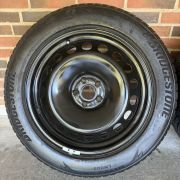 19” VW ID4/ID5 – ORIGINALE STÅLFÆLGE MED VINTERDÆK – REF P175