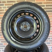 19” VW ID4/ID5 – ORIGINALE STÅLFÆLGE MED VINTERDÆK – REF P175