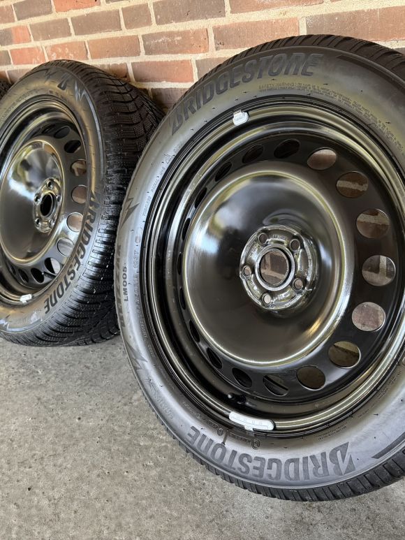 19” VW ID4/ID5 – ORIGINALE STÅLFÆLGE MED VINTERDÆK – REF P173