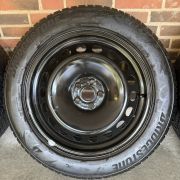 19” VW ID4/ID5 – ORIGINALE STÅLFÆLGE MED VINTERDÆK – REF P173
