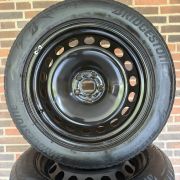 19” VW ID4/ID5 – ORIGINALE STÅLFÆLGE MED VINTERDÆK – REF P173