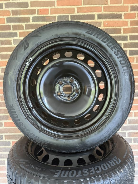 19” VW ID4/ID5 – ORIGINALE STÅLFÆLGE MED VINTERDÆK – REF P173