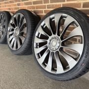 21″ TESLA Y + JUNIPER – NYE KOMPLETTE VINTERHJUL – REF V174